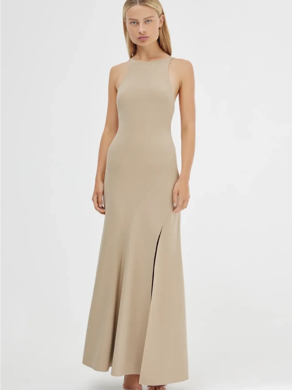 Significant Other Aisling Backless Dress In Latte